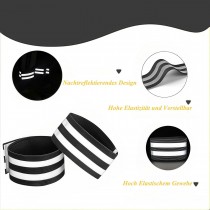 2 Stück Reflektorbänder Schwarz