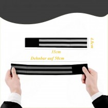 2 Stück Reflektorbänder Schwarz