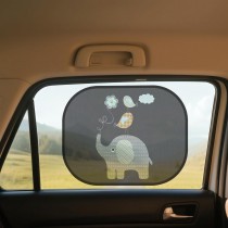 Auto Sonnenschutz für Kinder – 2 Stück Elefant