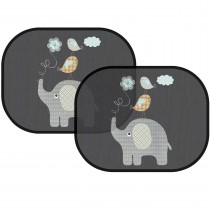 Auto Sonnenschutz für Kinder – 2 Stück Elefant