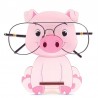 Schweinchen-Brillenständer aus Holz – Niedlicher Brillenhalter