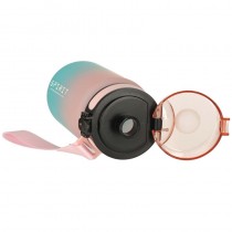 Trinkflasche Spirit mit Farbverlauf 600ML Rosa, Türkis