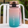 Trinkflasche Spirit mit Farbverlauf 600ML Rosa, Türkis