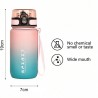 Trinkflasche Spirit mit Farbverlauf 600ML Rosa, Türkis