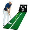 Golf Puttingmatte – Golf-Übungsmatte mit Putting & Chipping Set