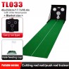 Golf Puttingmatte – Golf-Übungsmatte mit Putting & Chipping Set