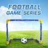 Mini Fussballtor-Set - 60x41 cm blau gelb