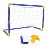 Mini Fussballtor-Set - 60x41 cm blau gelb
