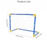 Mini Fussballtor-Set - 60x41 cm blau gelb