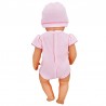 Body, Puppenkleidung rosa mit Giraffe für Babypuppen 35–43 cm