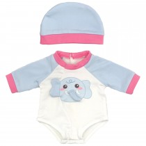 Body, Puppenkleidung für Babypuppen 35–43 cm Little Elephant Love