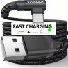 90 Grad Winkel Ladekabel 100cm – USB-C / USB-A