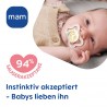 Mam Supreme Silikon Schnuller, 2 Stück, 0-6 Monate