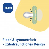 Mam Air Night Silikon Schnuller, 2 Stück, ab 16 Monate