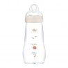 Mam Feel Good Babyflasche aus Glas 260ml, ab 0 Monate Robbe