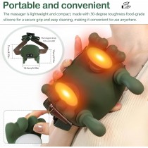 Bionic Finger Nacken Massagegerät mit Wärme kabellos Grün