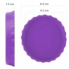 Wiederverwendbarer Getränkedose Deckel, Dosen Abdeckung aus Silikon Violett