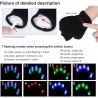 LED Handschuhe, Leuchtende Handschuhe mit 7 Farbmodi