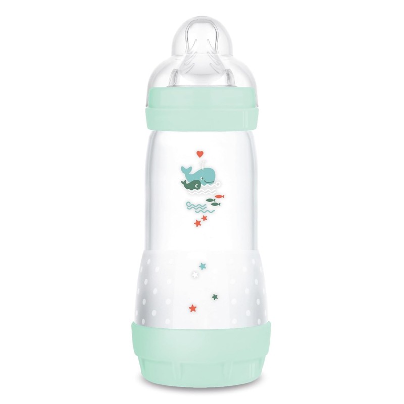 Mam Easy Start Anti-Colic Babyflasche 320ml Wal Türkis