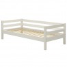 Flexa Classic Bett 90x200 cm, Weiss lasiert