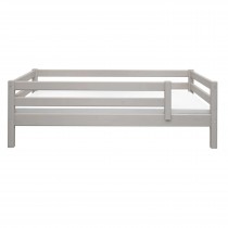 Flexa Classic Bett 90x200 mit 3/4 Absturzsicherung Grau