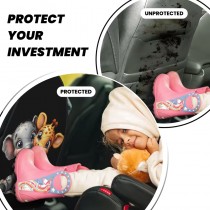 Auto Rückenlehnenschutz Elefant & Giraffe