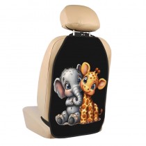 Auto Rückenlehnenschutz Elefant & Giraffe