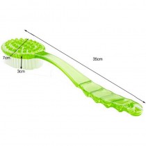 2in1 Duschbürste mit langem Griff, Rückenbürste Grün