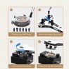 150-teiliges Uhrenwerkzeug-Set zur Armbandanpassung & Uhrenreparatur Braun
