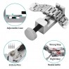 150-teiliges Uhrenwerkzeug-Set zur Armbandanpassung & Uhrenreparatur Braun