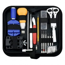 147-teiliges Uhrenreparatur-Werkzeugset zur Uhrenwartung & Armbandanpassung Schwarz
