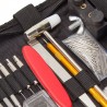 147-teiliges Uhrenreparatur-Werkzeugset zur Uhrenwartung & Armbandanpassung Schwarz