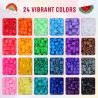5200 Stück Bügelperlen Set – 24 Farben & umfangreiches Zubehör – 5 mm DIY Kreativset