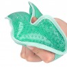 Wiederverwendbares Gel Pearl Ice Pack – Cold Kompresse mit Stoffrückseite Grün
