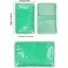 Wiederverwendbares Gel Pearl Ice Pack – Cold Kompresse mit Stoffrückseite Grün