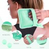 Wiederverwendbares Gel Pearl Ice Pack – Cold Kompresse mit Stoffrückseite Grün