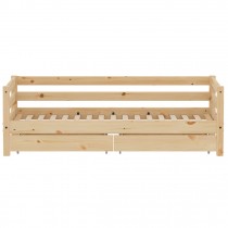Flexa Classic Bett 90x200 mit 2 Schubladen Kiefernholz