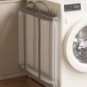 Faltbarer Wäschekorb aus Nylon – Multifunktionaler Aufbewahrungskorb Grau