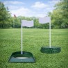 Golf Puttingmatte – Golf-Übungsmatte mit Putting & Chipping Set