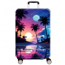 Kofferhülle – Elastischer Kofferschutz – Grösse L, Tropical Sunset