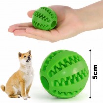 Intelligenz-Futterball – Leckerli-Ball – Futterspender-Ball für Hunde 5cm Grün