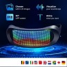 Vollfarb-LED-Brille mit App-Steuerung – Programmierbare RGB Partybrille
