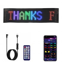 LED Matrix Panel Schild – Multifunktions LED Bildschirm 346x102mm