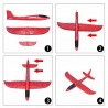 XL Wurfgleiter, Segelflugzeug, Styroporflieger Rot