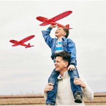 XL Wurfgleiter, Segelflugzeug, Styroporflieger Rot