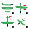 XL Wurfgleiter, Segelflugzeug, Styroporflieger Grün
