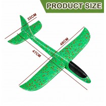 XL Wurfgleiter, Segelflugzeug, Styroporflieger Grün