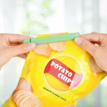 10 Stück Lebensmittelbeutel Clips, Verschlussclips, Pastell Grün