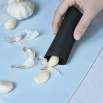 Knoblauchschäler, Knoblauchroller aus Silikon Schwarz