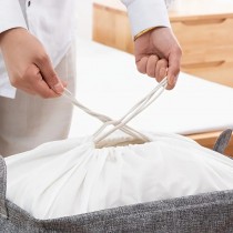 Modischer Wäschekorb Grau